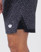 Kingz noise hybrid grappling Shorts-white